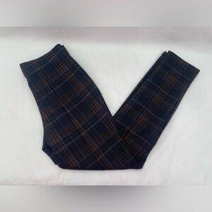 Plaid Ankle Pants S